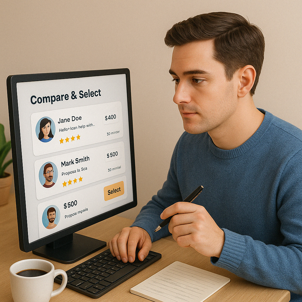 Select your freelancer